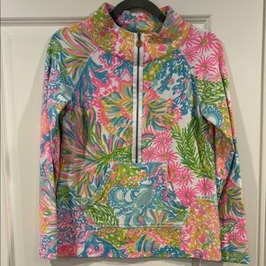 Lilly Pulitzer colorful Floral Pullover